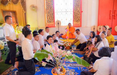  พนักงานเทศบาล ครู นักเรียนศูนย์พัฒนาเด็กเล็กฯ โรงเรียนอนุบาลเทศบาลตำบลพรานกระต่ายและผู้ปกครองนักเรียนร่วมด้วย ตามกำหนดการ เวลา 10.00 น. ได้ถวายเทียนพรรษาให้กับวัดกุฏิการาม ต่อจากนั้นเวลา 10.30 น. ถวายเทียนพรรษาให้กับวัดไตรภูมิ
